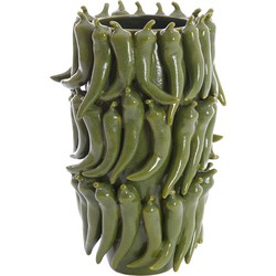 Light & Living - Vaas PEPPER - 26.5x25x39cm - Groen