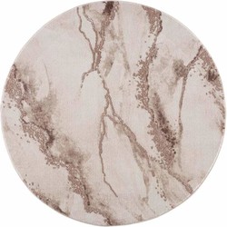 Tiberius Modern Beige vloerkleed - Marmer Design