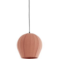 Light & Living - hanglamp - Zagori - roze - textiel - E27 - 2989579