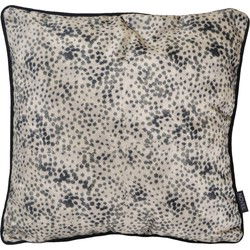 Velvet Silver Panter | 45 x 45 cm | Kussenhoes | Velvet/ Polyester