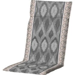 Madison - Hoge rug - Ikatin grey - 120x50 - Grijs