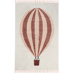 BAZALETI - Vloerkleed - Lichtbeige - 140 x 200 cm - Katoen