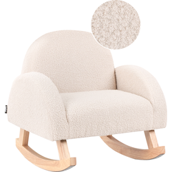HUG - Schommelstoel voor kinderen - Lichtbeige - Bouclé