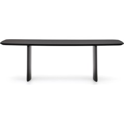 Kave Home - Litto tafel in zwart gelakt MDF 240 x 100 cm