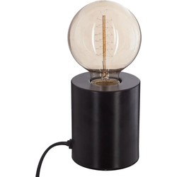 Atmosphera Tafellamp Saba - metaal - zwart - H10 cm - Leeslampje - Designlamp - Tafellampen
