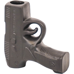 Vase - Gun - Ceramics - Black - 12x5x12cm