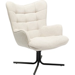 Kare Draaifauteuil Oscar Cream