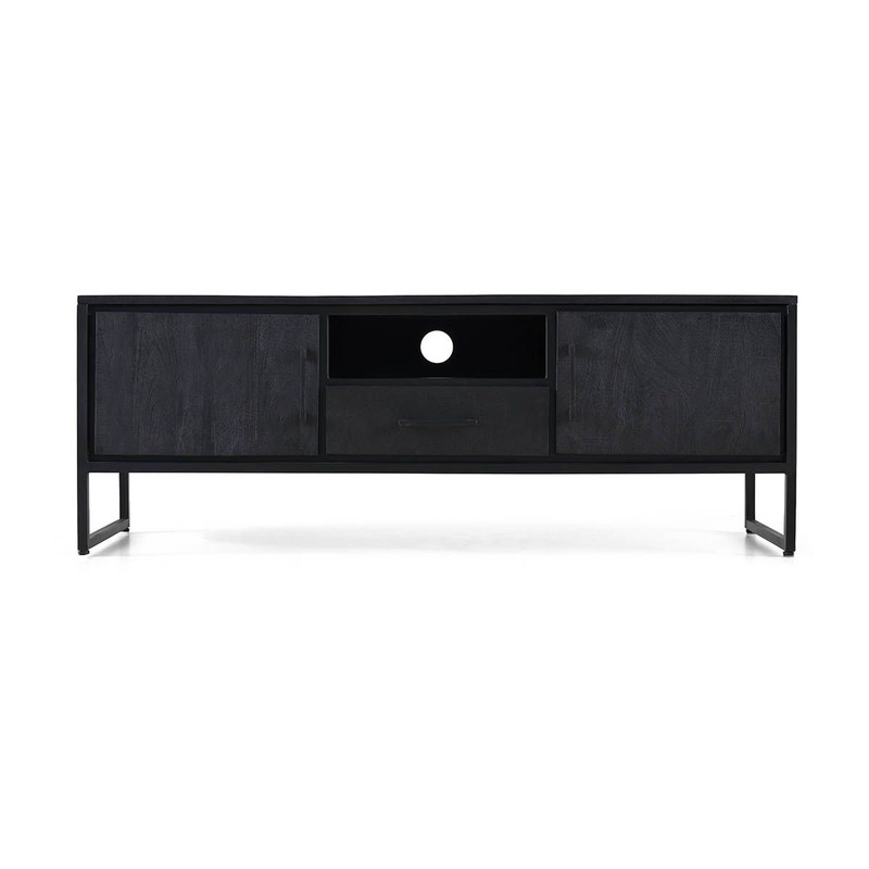 Maison Home TV meubel Liam Mangohout Zwart 180 cm - 