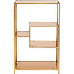 Kare Boekenkast Loft Gold 100x60 cm