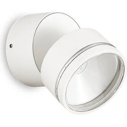 Ideal Lux - Omega round - Wandlamp - Metaal - LED - Wit