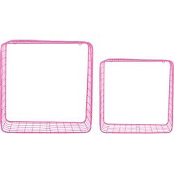 Wandrek Reja - Helderroze - 15x35x35cm