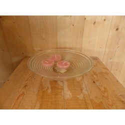 Schwimmkerzen 3 Stück Geschenkset rosa in Glas runde niedrige Schale - Warentuin Mix