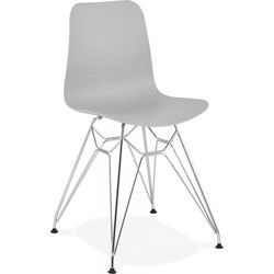 GAUDY design stoel 49x47x78 cm Grijs