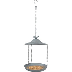 Best for Birds Vogelbad/voederschaal - hangend - metaal - 30 cm - Vogelvoederschalen