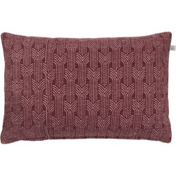 Dutch Decor CHIEL - Kussenhoes bordeaux 40x60 cm - rood - Dutch Decor