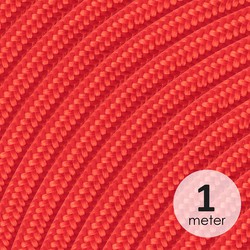 Strijkijzersnoer 3-aderig - per meter - rood