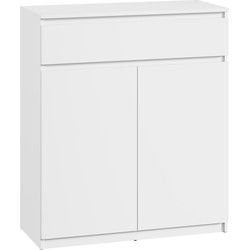 Meubella - Schoenenkast Santiago - Wit - 92 cm - Met lade