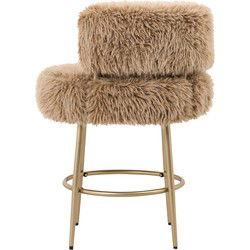 PTMD Barkruk Hair - 0x0x0 cm - Metaal - Bruin