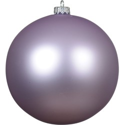 Kerstballen glas d15 cm fris lila J