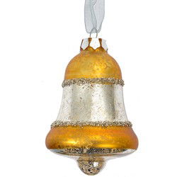 Clayre & Eef Kersthanger Goudkleurig Glas