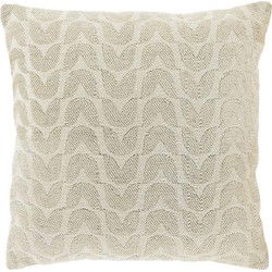 Unique Living - Sierkussen Gozi Dove White -45x45cm