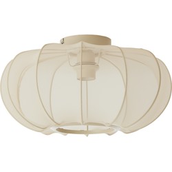 Light & Living - Plafonnière PLUMALIA - Ø40x21cm - Beige