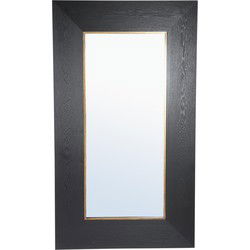 PTMD Spiegel Tiess - 96x4x168 cm - Hout - Zwart