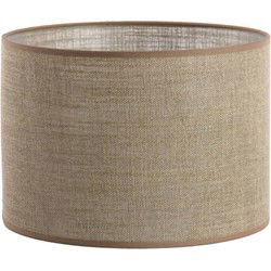 Light & Living - kap - Caden - bruin - textiel - Ø 30cm - E27 - 2230915