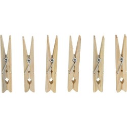 Betra Wasknijpers jumbo - 60x - hout - wasgoedknijpers -grote knijpers - Knijpers