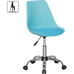 Pippa Design bureaustoel kuipstoel - blauw