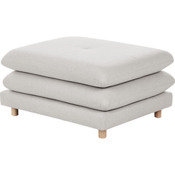 Beliani HEDEN - Ottomaan-Beige-Polyester