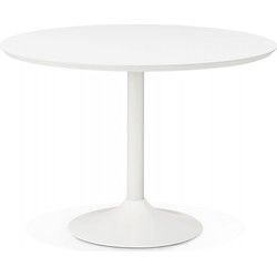 BARABAR eettafel 120x120x775 cm Wit
