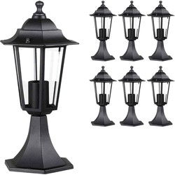Sokkel lantaarn Hazel Aluminium , Set van 6 stuks