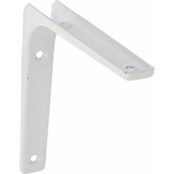 AMIG Plankdrager/planksteun - metaal - wit - H125 x B125 mm - Plankdragers