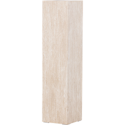 Rana houten decoratieve zuil beige - 95 x 23 cm