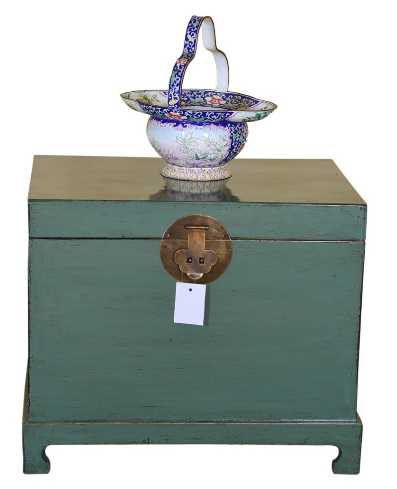 Fine Asianliving [PREORDER WEEK48] Antique Traditional Chinese Storage Chest Mint - Shanxi - 