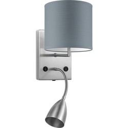 wandlamp Read Bling Ø 16 cm - lichtgrijs