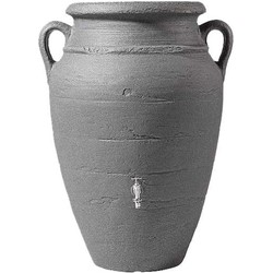 Antike Amphore 250 Liter anthrazitfarbenes Regenfass - Garantia