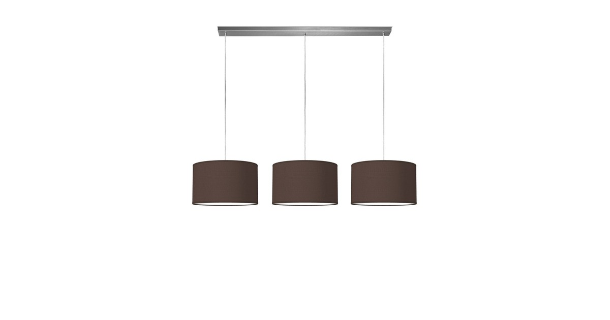 hanglamp beam 3 bling Ø 35 cm - bruin