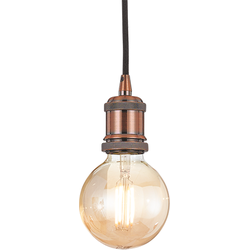 Ideal Lux - Frida - Hanglamp - Metaal - E27 - Bruin