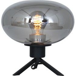 Steinhauer tafellamp Reflexion - zwart - metaal - 22 cm - E27 fitting - 2681ZW
