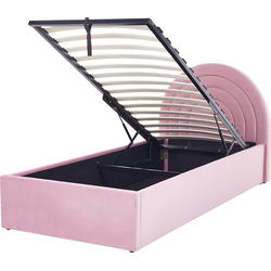 Beliani ANET - Kinderbed-Roze-Fluweel