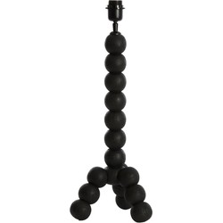 Light & Living - tafellamp - Veglio - zwart - hout - Ø 20cm - E27 - 8314712