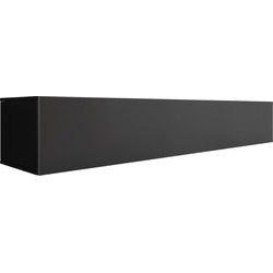 Meubella TV-Meubel Dario - Mat zwart - 180 cm - met led