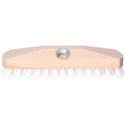 Buemag Schrobber - zachte borstel - 23 cm - hout - schrobborstel - Schrobborstels