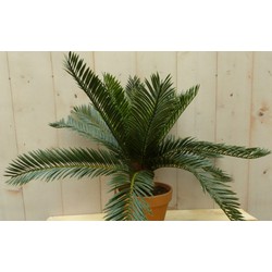 Kunstpalm varen in potje groen 30 cm - Warentuin Mix