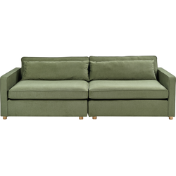 Beliani VINSTRA - Driezitsbank-Groen-Polyester
