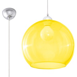 Hanglamp minimalistisch ball geel