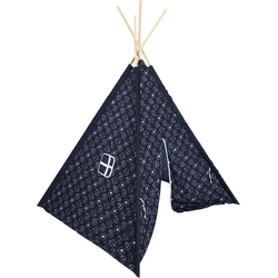 MISOU Tipi Tent - voor Kinderen - Speeltent - 120x120x160cm - Unisex - Pop up Tent - Blauw - Jongens - Meisjes