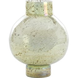 Light&living Vaas Ø31x38 cm DUSIT glas steenslag groen